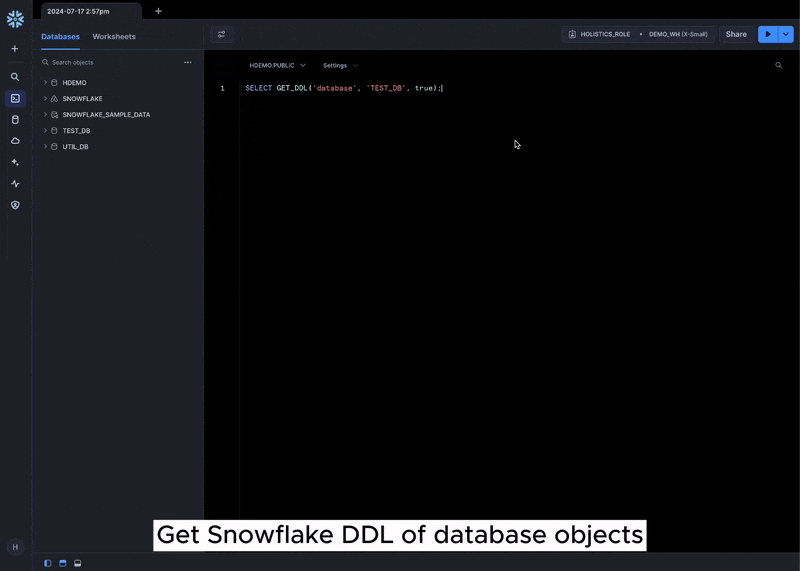 Import Database from Snowflake DDL.gif